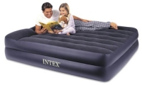 Queen Raised Airbed Intex with Pillow Rest